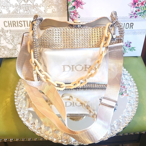 DIOR POUCH IN UNBRANDED CLEAR STADIUM BAG - Picture 2 of 7